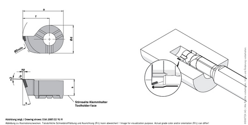 simturn DX Schneidplatte D10.1856.02.10YULCBN8, SIMTEK AAT1