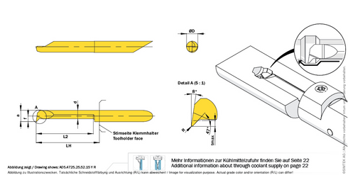 simturn AX Schneideinsatz A04.4715.15.32.10YRGN39, SIMTEK ADSB