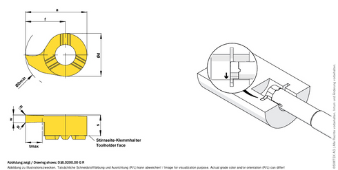 simturn DX Schneidplatte D16.0350.00GLX400, SIMTEK AFEH