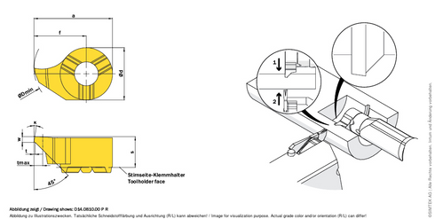 simturn DX Schneidplatte D08.0810.00PRX800, SIMTEK AJ7Z