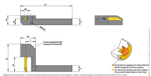 simturn AX Klemmhalter A04.0808.10R, SIMTEK APYN