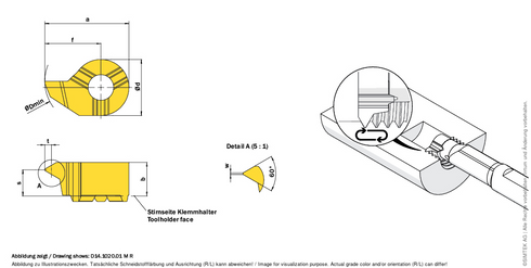 simturn DX Schneidplatte D07.MT05.01.07 MR X400, SIMTEK AU57