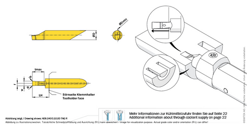 simturn AX Schneideinsatz A10.0500.30.00TAGRX800, SIMTEK AV2J