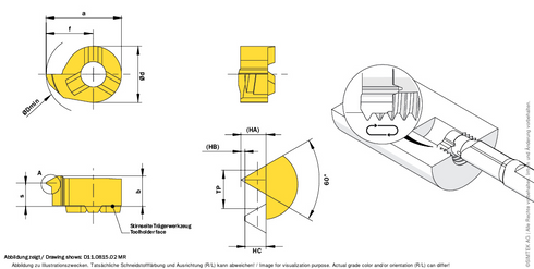 simturn DX Schneidplatte D09.0510.02.09MRX400, SIMTEK AWGS