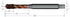 CoroTap™ 300 spiralgenuteter Gewindebohrer mit Schälanschnitt SANDVIK, T300-XM100DA-M8 C110