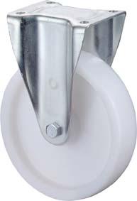 Bockrolle BS ROLLEN, 150mm N110.B10 Platte,Kst.weiß,RL N110.B10.151 BS ROLLEN