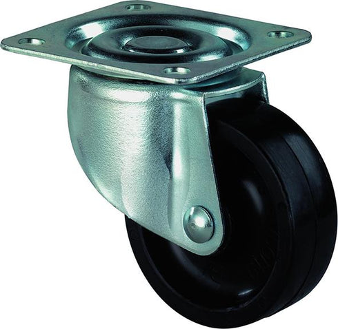 Lenkrolle BS ROLLEN, 30mm 34x48mm Platte,GL,Kstrad schwarz F25.030 BS ROLLEN