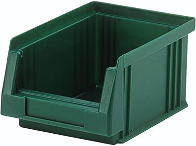 Sichtlagerkasten LA-KA-PE, PLK 4 B105xT164xH75 mm grün LA-KA-PE