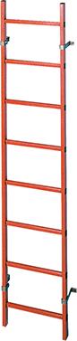 Schachtleiter ZARGES, GFK 8 Sprossen LW400 mm ZARGES