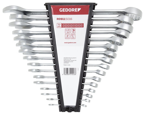 GEDORE RingmaulschLänge Satz AF 1/4"-1.1/4" 16-teilig