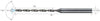 Micro drill MIKRON, solid carbide, 15 × A11, with internal cooling