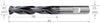 High-performance drill PRETEC, solid carbide TiAlN shank form HB 3 × A11