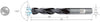 High performance drill PRETEC, 3× A11, TiAlN, HB, IKZ
