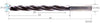 High-performance drill PREMUS, shank form HA, 8 × A11, 3-flute, with internal cooling