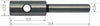 Tap drill countersink combination system BILZ, holder long cylindrical shank