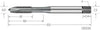 Machine tap PREMUS, HSSE-V3 vaporized 6G