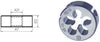 Schneideisen JBO, HSS-Co metrisch INOX