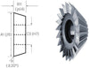 Winkelstirnfräser PREMUS, HSS Typ H 50°