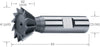 Winkel-Schaftfräser PREMUS, HSS-Co 45° und 60°