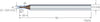 Kleinstfräser VHM MIKRON, CrazyMill Cool Micro, 3 × A1, eXedur SNP