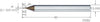 Kleinstfräser VHM MIKRON, CrazyMill Hexalobe, 3,5 × A1, eXedur SNP