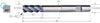 Solid carbide PREMUS end mill, extra long, with short cutting edge, with chamfer, TiAlN