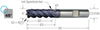 Schaftfräser PREMUS, VHM, Inox, 3 × A1, mit Fase, AlTIN