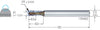 Vollradiusfräser MIKRON, VHM, CrazyMill Cool Vollradius, 3 × A1, eXedur SNP