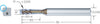 Kleinstfräser VHM MIKRON, CrazyMill Cool, torisch, Typ C-5 × A1, eXedur SNP