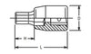 Bit 1/4“ Koken 2.5 x 100mm