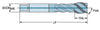 CoroTap™ 300 spiralgenuteter Gewindebohrer mit Schälanschnitt SANDVIK, T300-PM105DA-M20    P1PM