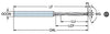 CoroDrill® 862-GM Vollhartmetall-Mikrobohrer SANDVIK, 862.1-2950-265A0-GM X2BL