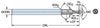 CoroDrill® 462-XM Vollhartmetall-Mikrobohrer für Stufen und Fasen SANDVIK, 862.2-2100-042A0-GP X2BL
