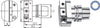 Werkzeughalter SWISS TOOLS, Abstechhalter, HSK T radial