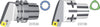 Klemmhalter SWISS TOOLS, HSK T, 90&deg;/75&deg; PSBN L/R