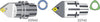 Klemmhalter SWISS TOOLS, 50°/80°/50° PCMN N