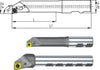 Accessories for spindle tool SWISS TOOLS, boring bar for indexable inserts Ø 9,75 - 48,1