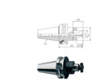 Combined shell milling arbor JIS 6339 Form AD short, balanced G6.3 at 15,000 rpm