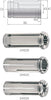 Intermediate bush for CTS power chuck clamping sleeve type MC-C, for peripheral cooling