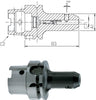 Whistle-Notch chuck DIN 69893 A System Whistle-Notch short, balanced G2.5 at 25,000 1/min