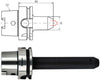 Weldon-Spannfutter PREMUS, überlang, G2,5 bei 25.000 1/min
