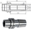 Schrumpffutter HAIMER, DIN 69893 Mini kurz