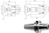 Spannzangenfutter HDC FAHRION, HDC32, Heavy Duty Chuck, BT mit Plananlage