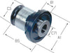 Thread-Tapping Quick-Change Insert PREMUS, Quick-Change Insert without Safety Clutch, Size 2