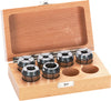 Collet set ER-BD Precision collet set Protect GERC-BD in wooden box