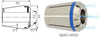 Spannzange ER-HPDD FAHRION, Präzisions-Spannzangen, Protect 425E GERC16-HPDD, Spannbereich 4,0 - 8,0 mm