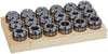 Collet Set ER-B PREMUS, CER-K2 Set on Wooden Board