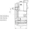 Handspannfutter ROTA-S plus SCHUNK, DIN 55028 A