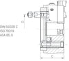 Manual chuck ROTA-S plus SCHUNK, DIN 55028 C