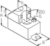 Lathe chuck jaw set for external clamping type SZA 2506